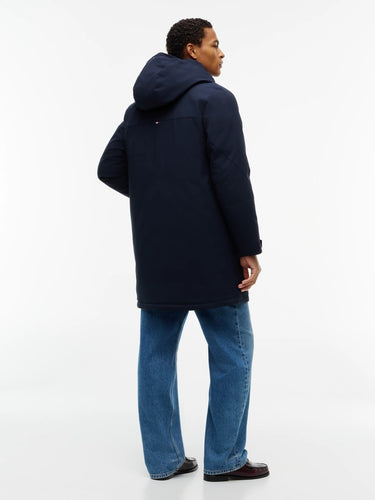 PARKA HOMME TECH HOODED PADDED MARINE MARINE