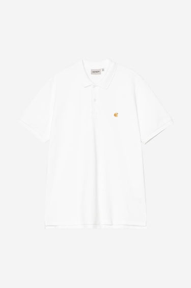POLO HOMME S/S CHASE PIQUE BLANC BLANC