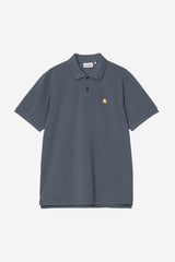 POLO HOMME S/S CHASE PIQUE BLEU BLEU