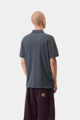 POLO HOMME S/S CHASE PIQUE BLEU BLEU