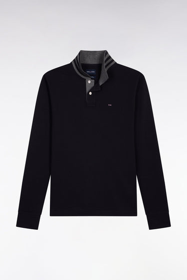 POLO HOMME CONTR NOIR NOIR