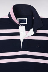 POLO HOMME MANCHES LONGUES MARINE MARINE