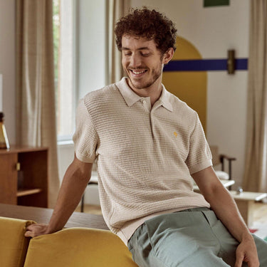 POLO HOMME RISOUX ECRU ECRU