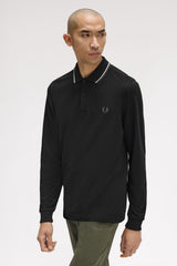 POLO HOMME LS TWIN TIPPED NOIR W54 NOIR W54
