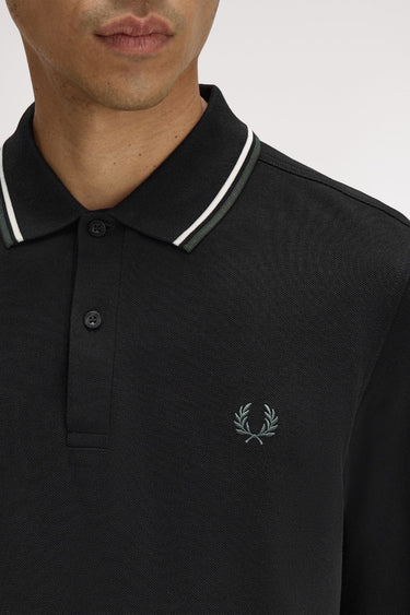 POLO HOMME LS TWIN TIPPED NOIR W54 NOIR W54