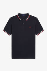 POLO HOMME SLIM FIT MARINE / BORDEAUX Marine / Bordeaux