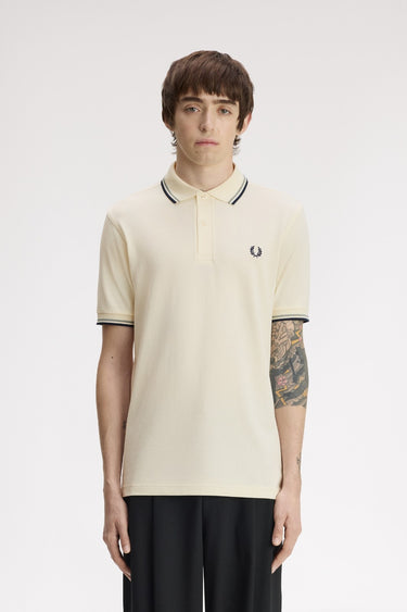 POLO HOMME TWIN TIPPED ÉCRU 68C ÉCRU 68C