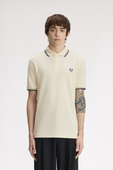 POLO HOMME TWIN TIPPED ÉCRU 68C ÉCRU 68C