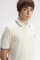 POLO HOMME TWIN TIPPED ÉCRU 68C ÉCRU 68C