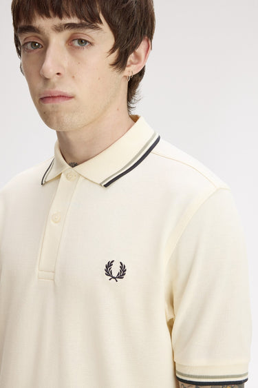 POLO HOMME TWIN TIPPED ÉCRU 68C ÉCRU 68C