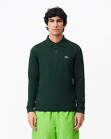 POLO HOMME RIBBED COLLAR VERT VERT