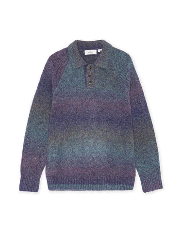 POLO HOMME GRADIENT KNITTED VIOLET VIOLET