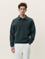 POLO HOMME PIQUE VERT VERT