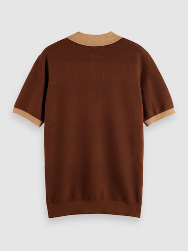POLO HOMME MARRON MARRON