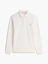 POLO HOMME LS WAFFLE REG IVOIRE IVOIRE