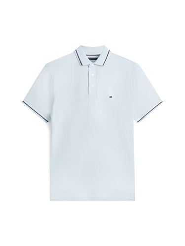 POLO HOMME TIPPED SLIM FIT CIEL CIEL
