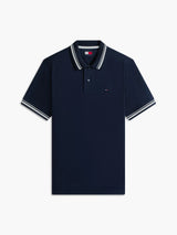 POLO HOMME REG TIPPED MARINE MARINE