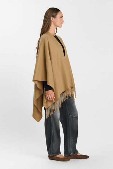 PONCHO FEMME ETER CAMEL CAMEL