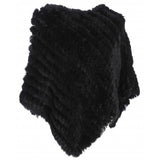 PONCHO FEMME DAVOS NOIR NOIR
