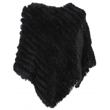 PONCHO FEMME DAVOS NOIR NOIR