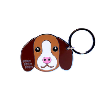 PORTE-CLE PC1 CHIEN MARRON MARRON