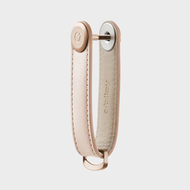 PORTE-CLE LEATHER ROSE ROSE