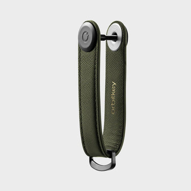 PORTE-CLE SAFFIANO KAKI KAKI