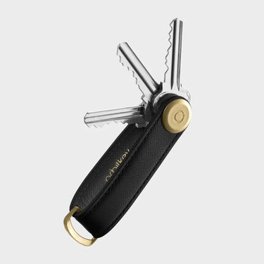 PORTE-CLE SAFFIANO NOIR NOIR