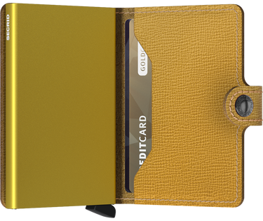 PORTE-FEUILLE MINIWALLET CRISPLE OCHRE OCHRE