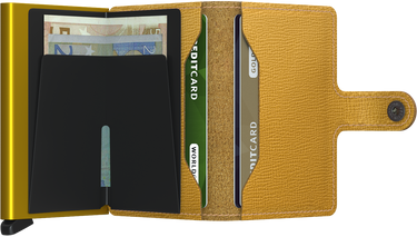 PORTE-FEUILLE MINIWALLET CRISPLE OCHRE OCHRE
