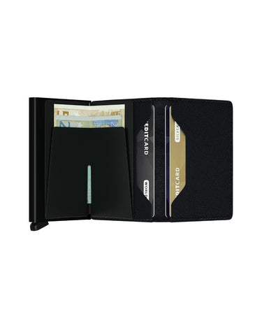 PORTE-FEUILLE SLIMWALLET CRISPLE NOIR NOIR