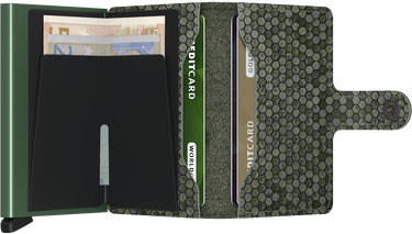 PORTE-FEUILLE SLIMWALLET HEXAGON VERT VERT