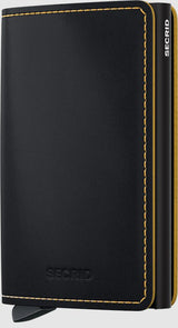 PORTE-FEUILLE SLIMWALLET MATTE NOIR NOIR