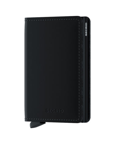 PORTE-FEUILLE SLIMWALLET MATTE NOIR NOIR