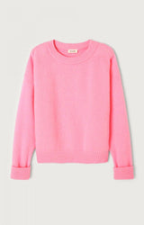 PULL FEMME AMPLE ML CR ROSE ROSE