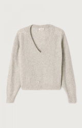 PULL FEMME BOULE ML CV GRIS GRIS