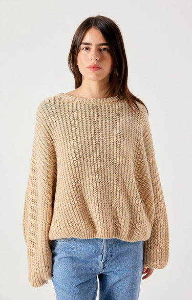 PULL FEMME CYROW BEIGE CLAIR CHINE BEIGE CLAIR CHINE