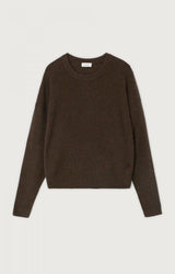 PULL FEMME OUITY CHOCO CHINE CHOCO CHINE