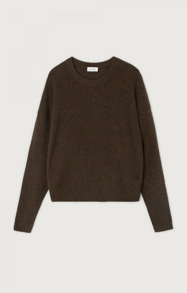 PULL FEMME OUITY CHOCO CHINE CHOCO CHINE