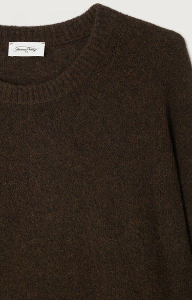 PULL FEMME OUITY CHOCO CHINE CHOCO CHINE