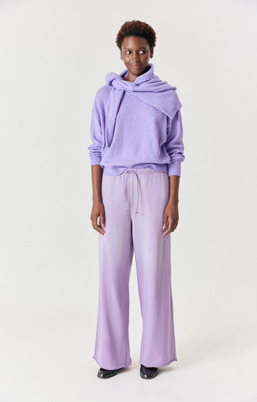 PULL FEMME OUITY VIOLA CHINE VIOLA CHINE