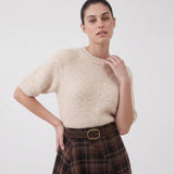Pull Artlove Lycie manches ballon beige – vue 2