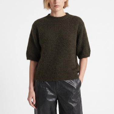 Pull Artlove Lycie manches ballon kaki – vue 2