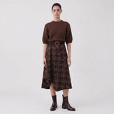 Pull Artlove Lycie manches ballon marron