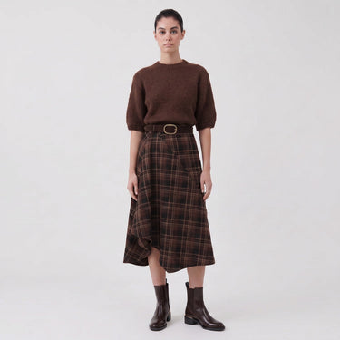 Pull Artlove Lycie manches ballon marron