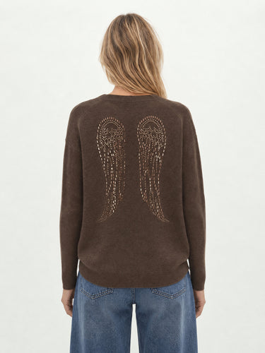 PULL FEMME MINGS MARRON MARRON