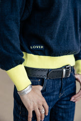 PULL FEMME PEIO BI-COLOR DENIM DENIM