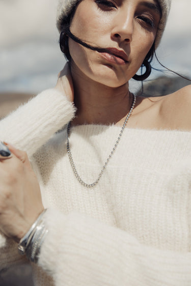 PULL FEMME PERIA RIB BIRCH BIRCH
