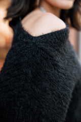 PULL FEMME PERIA RIB NOIR NOIR