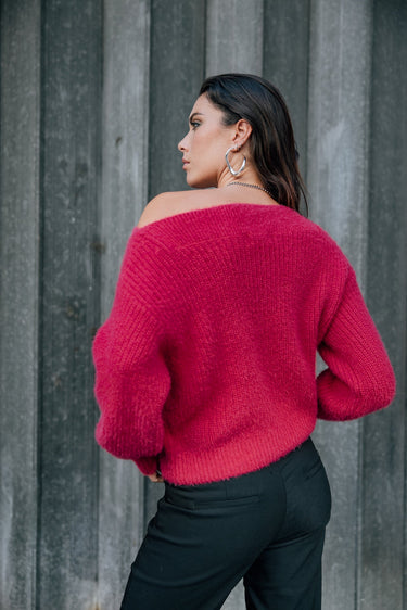 PULL FEMME PERIA RIB ROSE ROSE